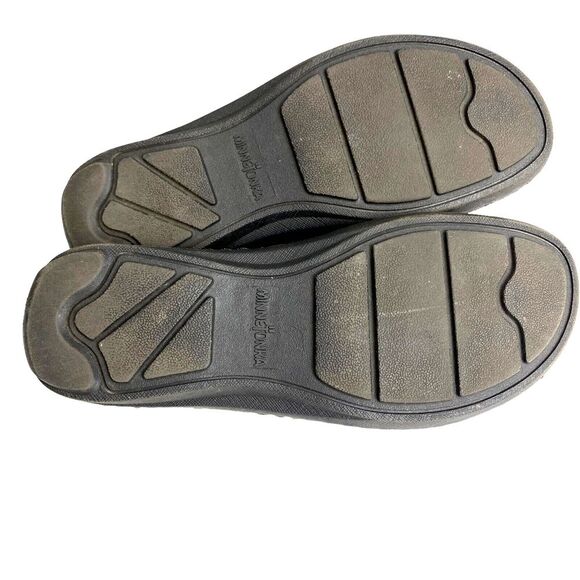 Minnetonka Slip On Leather Sandals Womens 7 Brown with Hook & Loop Closure - Picture 8 of 9